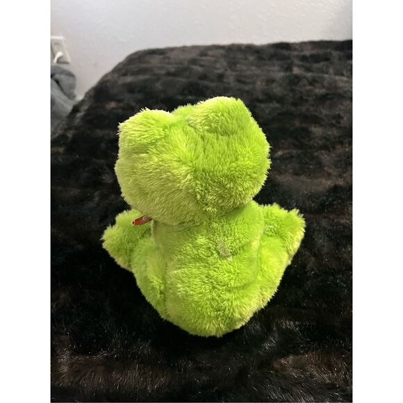 Aurora - Dreamy Eyes - 10" Fantabulous Frog Green stuffed animal plush - Picture 3 of 3